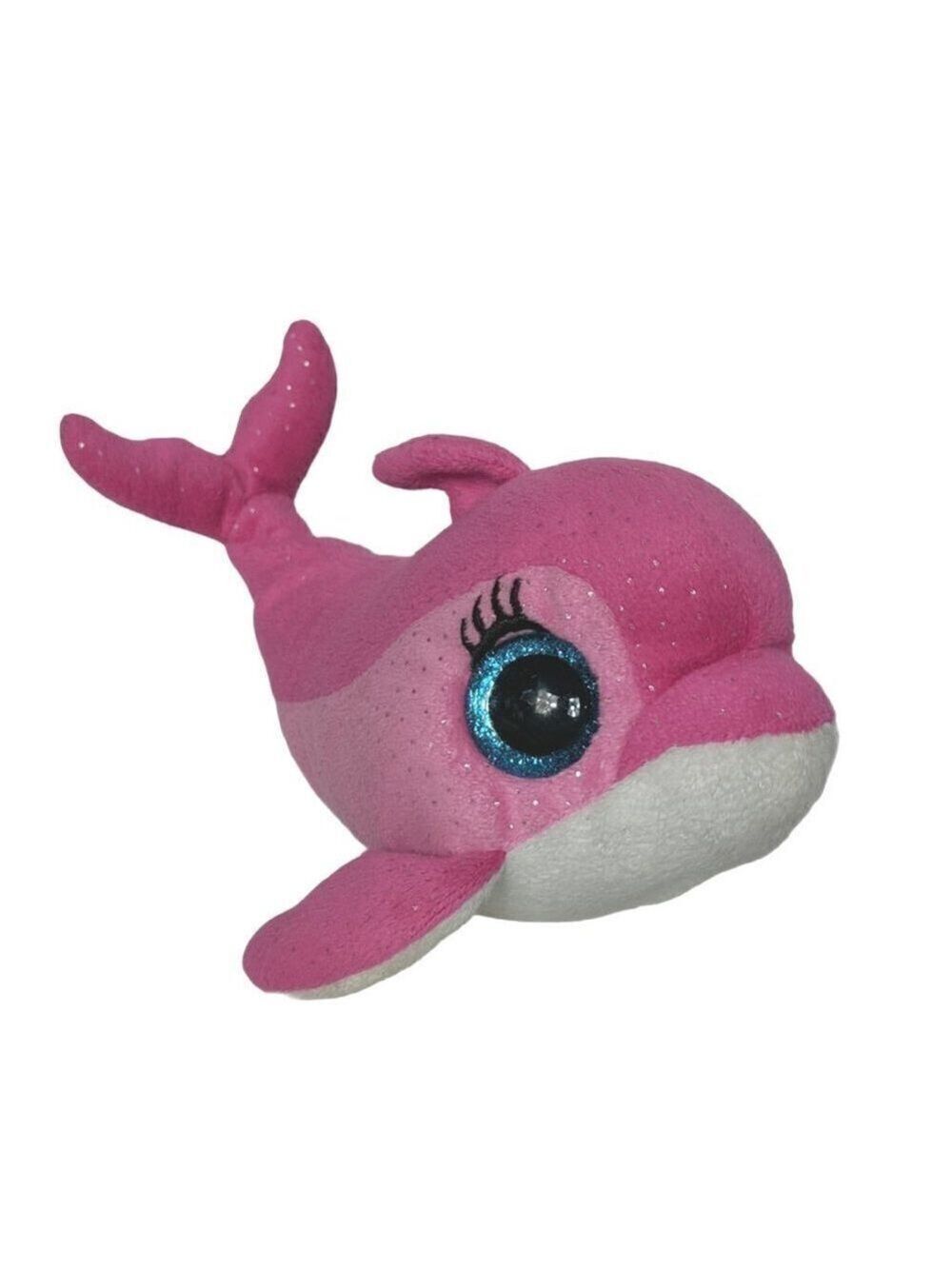 Ty Beanie Boos Surf Pink Dolphin Plush 8 Inch